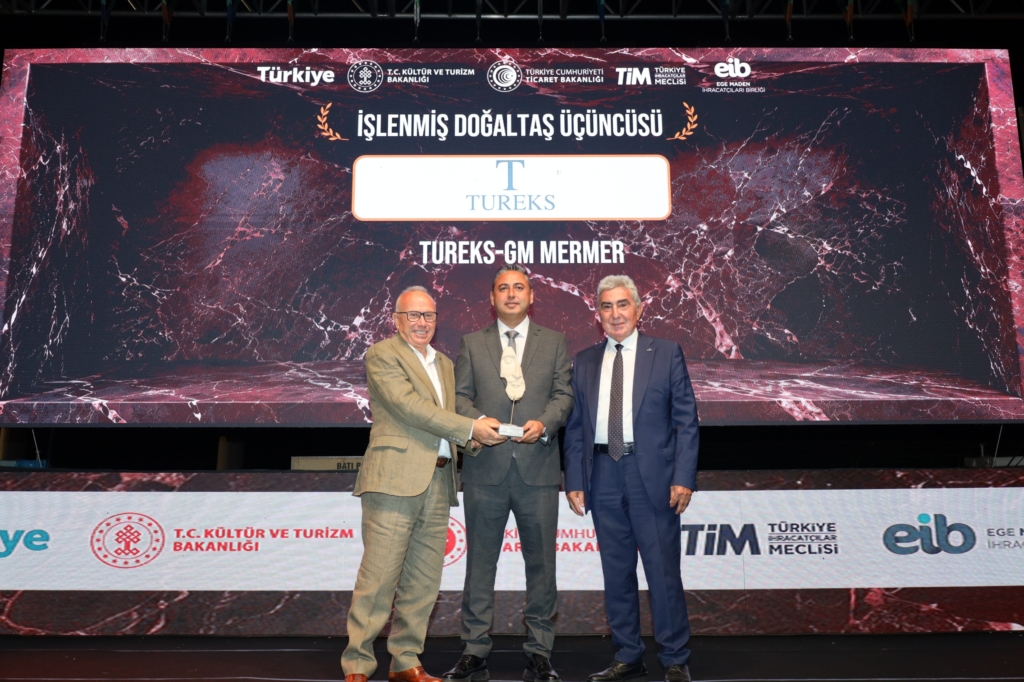 Tureks Doğal Taş ve Maden İhracatında Dört Ayrı Ödüle Layık Görüldü
